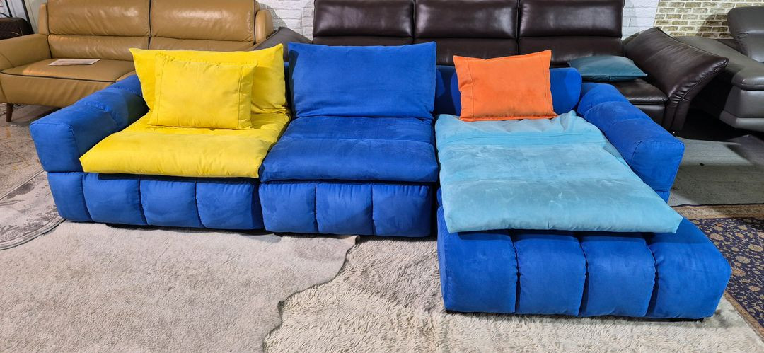 체리쉬 비스코프 아쿠아클린 4인 소파쇼파+스툴(드라이클리닝완료)--4