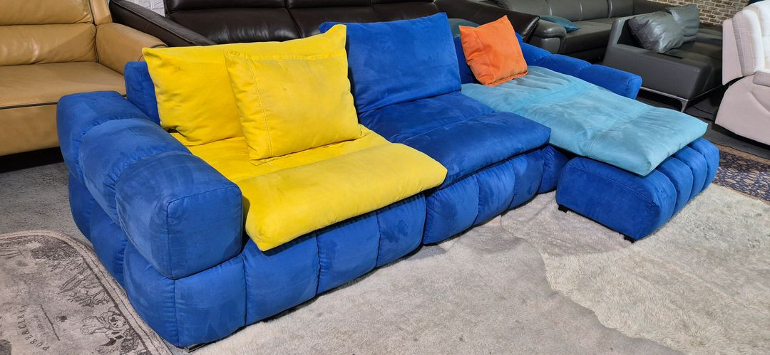 체리쉬 비스코프 아쿠아클린 4인 소파쇼파+스툴(드라이클리닝완료)--5