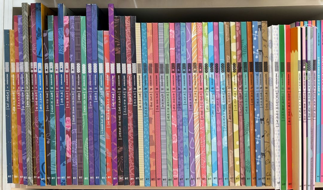 웅진북클럽 호롱불 옛이야기. 토토리 세계명작 이미지