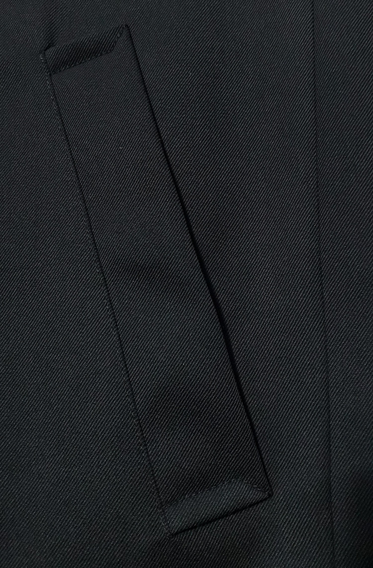 타임옴므 블랙 울 투웨이 집업 점퍼 100 사이즈 (새상품, 마지막 할인) 이미지