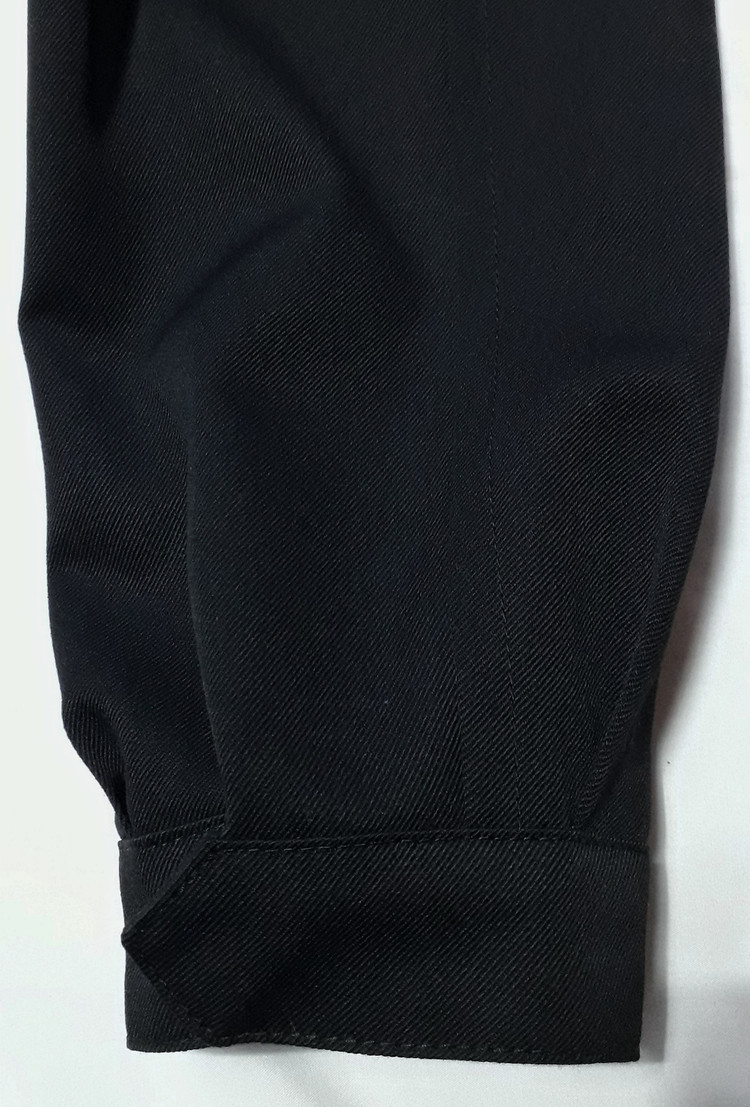 타임옴므 블랙 울 투웨이 집업 점퍼 100 사이즈 (새상품, 마지막 할인) 이미지