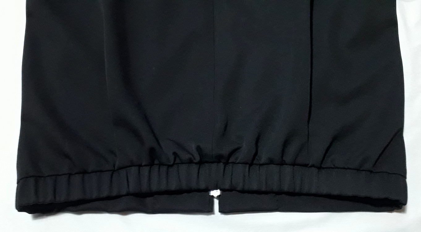 타임옴므 블랙 울 투웨이 집업 점퍼 100 사이즈 (새상품, 마지막 할인) 이미지