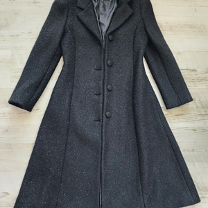 DABAGIRL 다바걸 여성 롱 코트 팜. S(44~55)사이즈 블랙