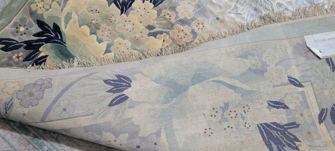 티베트 핸드메이드 대형 실크 카페트 - TI170 - 이미지