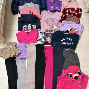 120 여아옷 일괄 1박스 택포