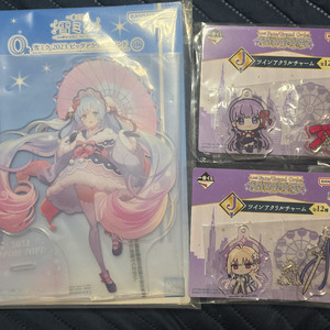 유키미쿠 o상 2023 아크릴 스탠드 + 페이트 아크릴 참+포카