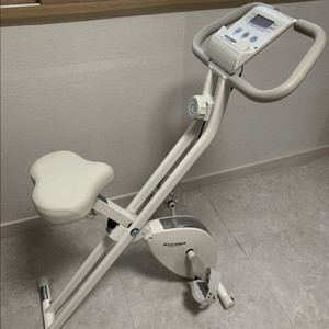 엑사이더 접이식 실내 자전거 크림