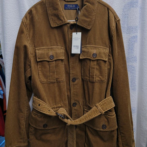 폴로 신형 코듀로이 밸트 자켓 남성 S 새 상품 명품 이미지