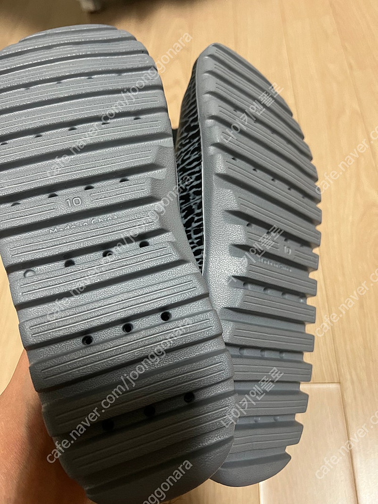 (새상품)조던 슈퍼플라이 팀 슬라이드 GR 블랙코끼리 280사이즈 이미지