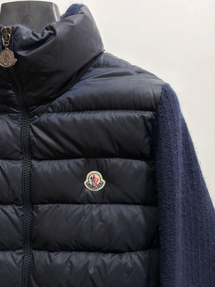 몽클레어 트리콧 니트패딩 가디건--2