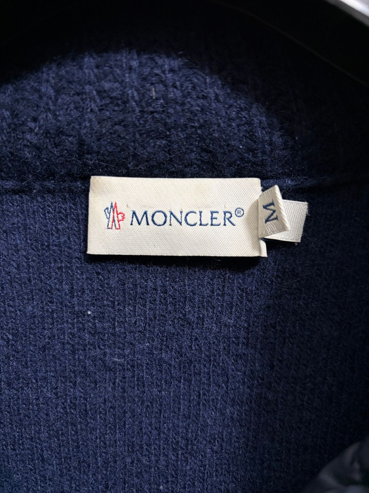 몽클레어 트리콧 니트패딩 가디건--3