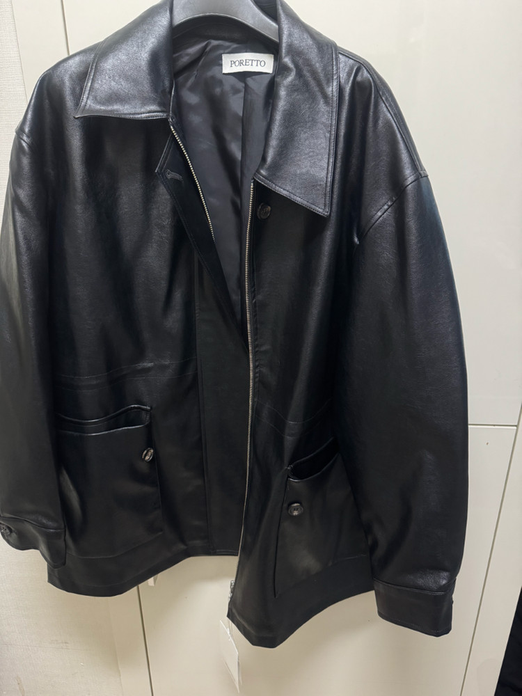 poretto 포레토 가죽자켓 Tessa leather jacket--1