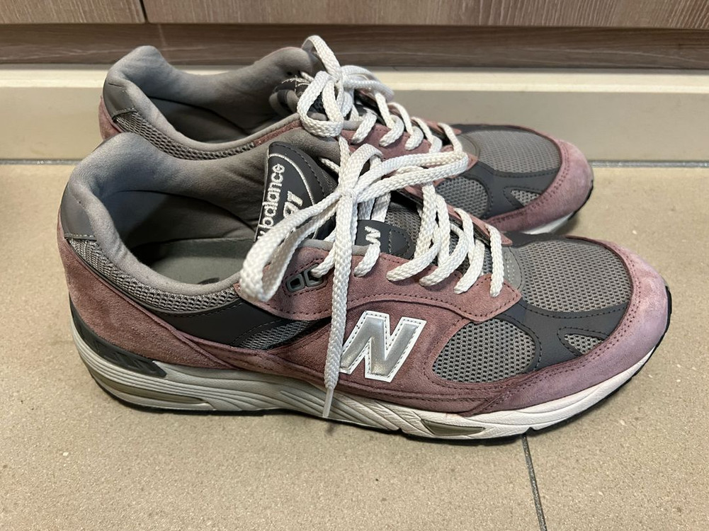 뉴발란스 991 핑크 그레이 295 이미지