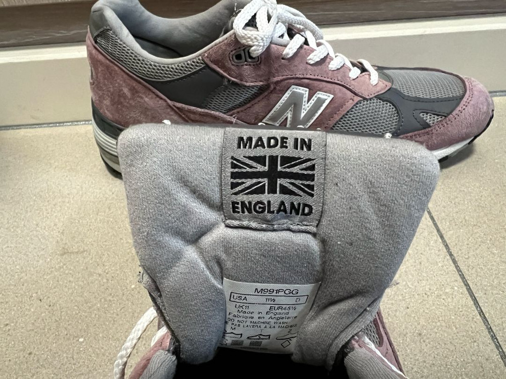 뉴발란스 991 핑크 그레이 295 이미지