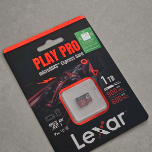 Lexar play pro microsd express 1TB 미개봉