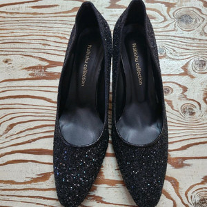 여성)글리터 펌프스 하이힐(새상품250m)