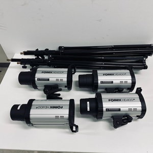 포멕스 HD400 스튜디오 조명 4개 + 스탠드