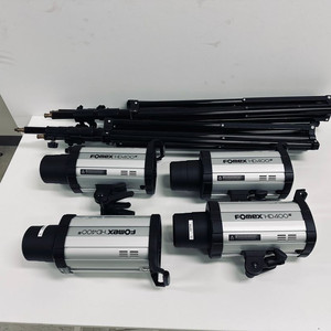 포멕스 HD400 스튜디오 조명 4개 + 스탠드