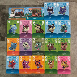 동물의숲 정품 아미보카드 쭈니 다람 스피카 실바나 리키 나타샤 이미지