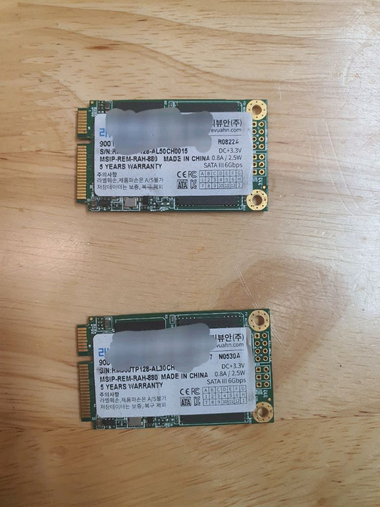 mSATA 128GB ssd팝니다. 저장장치--3