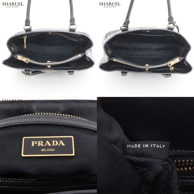 프라다 사피아노 럭스 숄더백 토트백 BN1874--6
