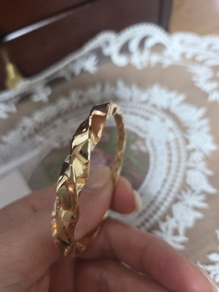 도로시 14k트위스트 뱅글팔찌--1