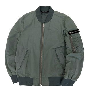 내셔널지오그래픽 나일론 항공점퍼 자켓 카키 (L)