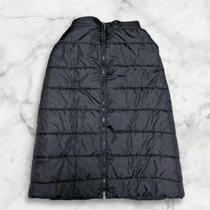 패딩 블랙 롱 스커트 경량 퀼팅 치마 445566사이즈 정도 이미지