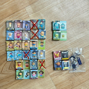 짱구, 산리오, 주토피아 쌀알 피규어 미니어처 / 시노부 키링 이미지