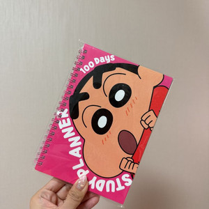 짱구 100일 스터디 플래너(새상품)