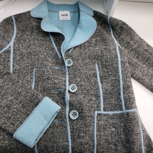 모스키노 트위드 자켓 40싸쥬