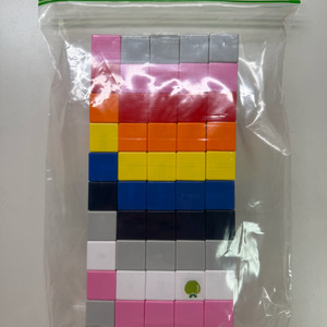 큐블로 네모 자석블럭 100피스