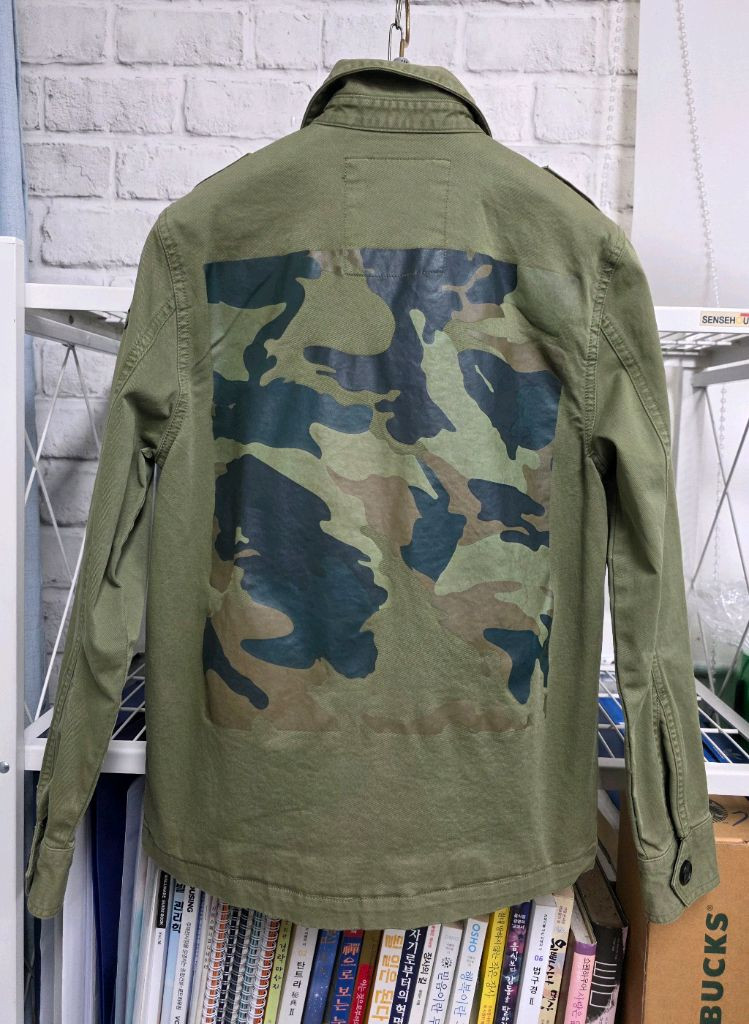 쟈딕앤볼테르 주니어 야상 12Y 여성XS 카모 밀리터리 카키자켓 MM66--3