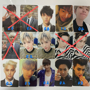 엑소 백현/세훈/카이/수호/디오/첸/시우민/찬열 포카 이미지