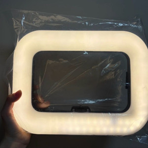 유튜버 E-30 휴대용 링 라이트 새상품(블핑 로제, 에스파 사용)