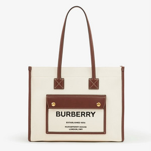 버버리 프레야 캔버스 토트백 미디움 (S급)