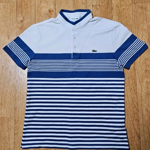 (정품,새옷수줏)라코스테 스트라이프 기능성 반팔 카라티, 슬림핏100