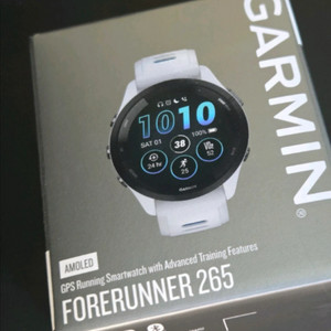 가민 포러너 265 화이트 GPS 러닝워치