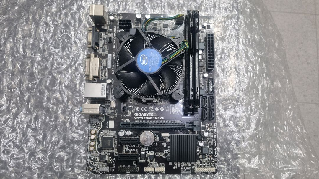 사무용 컴퓨터 부품 (램 16gb, cpu, 보드, 백플레이트 x) 가격내림--3