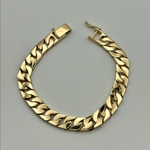 18k 면체인팔찌 9.87돈 남자금팔찌