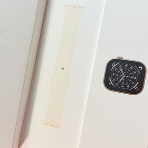 애플워치11 46mm 셀룰러 골드티타늄