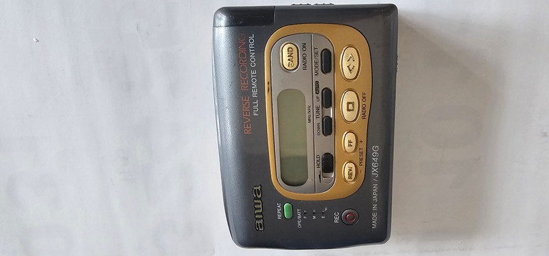 AIWA HS-JX649G 워크맨 작동품--2