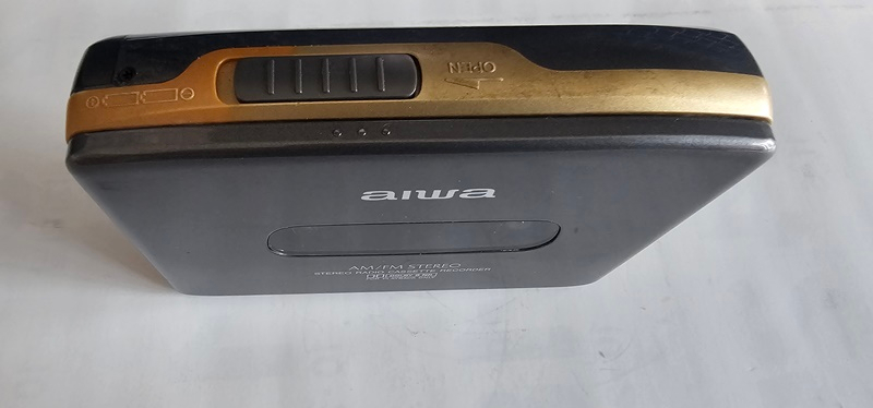 AIWA HS-JX649G 워크맨 작동품--5