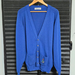 (정품) [버버리] 90s 스코틀랜드산 램스울 가디건 | 00061