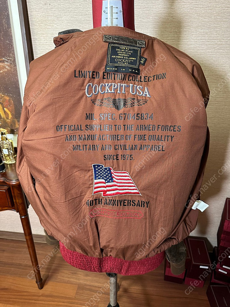 Cockpit usa 40주년 A-2자켓 이미지