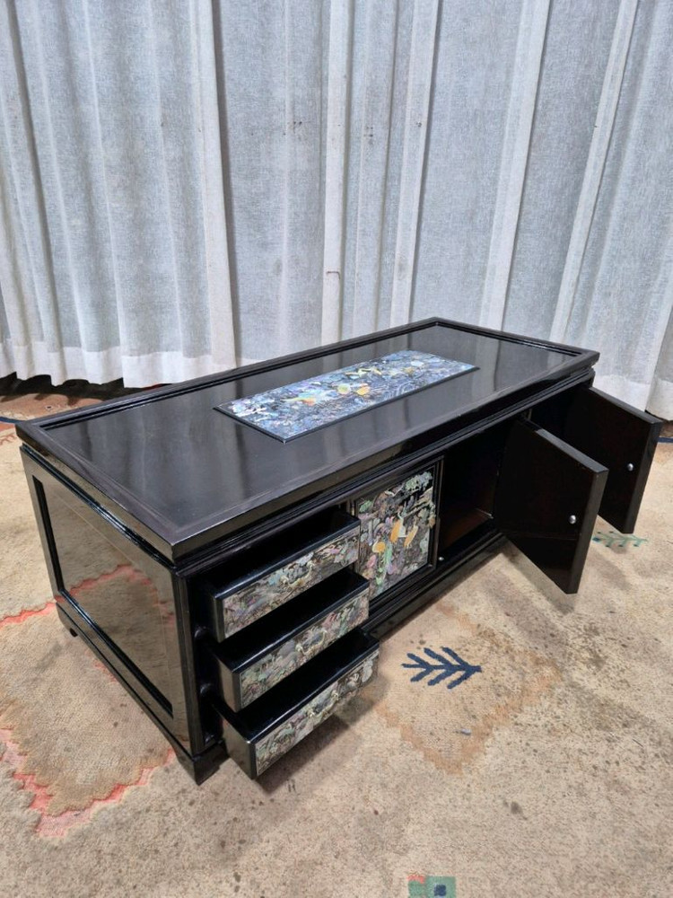 전통고가구 인테리어 자개문갑 이미지