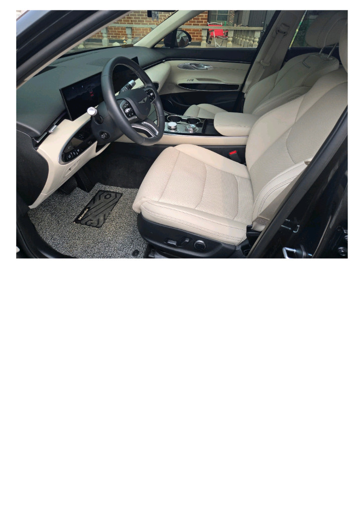 25년식 gv70 스토르그린 / 베이지시트 500만원 승계지원금 이미지