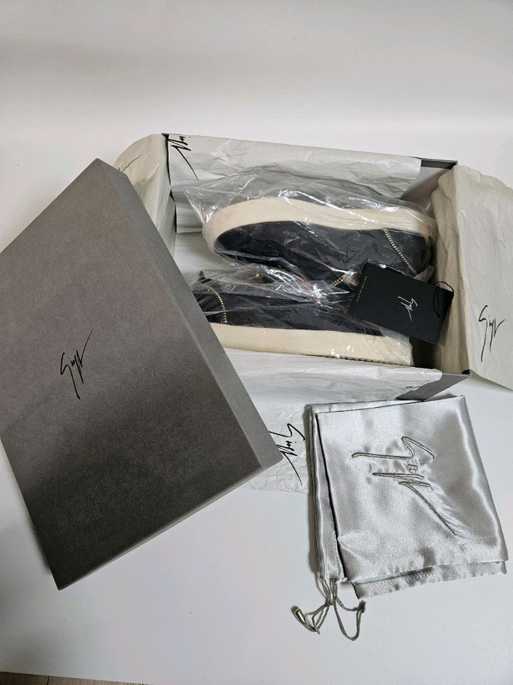 쥬세페자노티 메이런던 금장 지퍼 스니커즈 41/5(260) RS80008 002 이미지