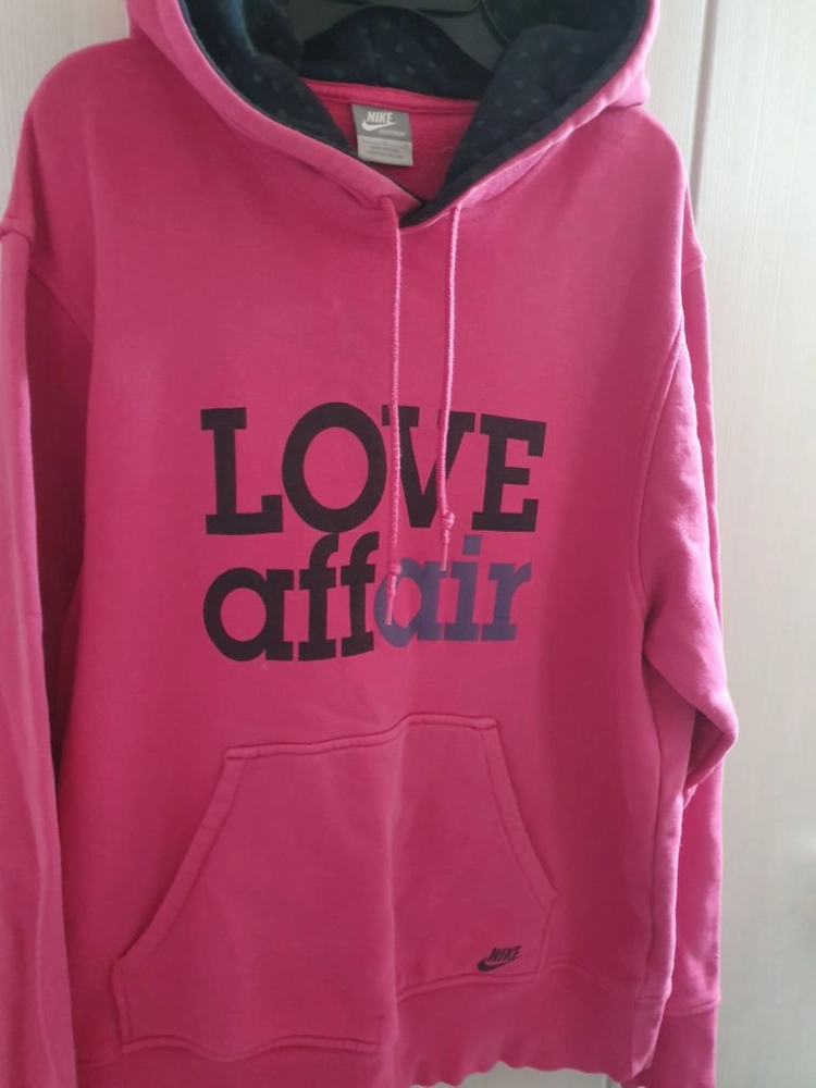 나이키 후드티 L 핑크 러브 love 모자티 쮸리 후디 이미지