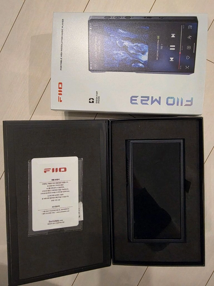 fiio m23 국내정발 피오 DAP as 남음 - 안심되는 중고거래